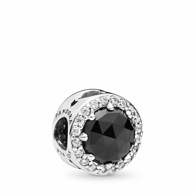 Pandora Disneyr Evil Queen’s Black Magic Charm - Sterling Silver/Black/Mixed Stones/Cubic Zirconia -